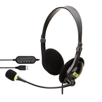 Speedex USB2.0 stereo Headset with Mic for Home, Pffice and Gaming-Wired office and gaming headset