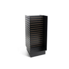 Can-Bramar Econoline H-Unit Slatwall Merchandisers - 24" D x 24" W x 54" H - Black-3/4" thick durable melamine laminate surface