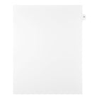 Mark Maker Legal Exhibit Index Tab White Single Tabs, 1/15th Cut, Letter Size, No Holes, Number 77, 25 Pack-White Single Tabs, 1/15th Cut