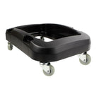 Johnny Vac 3-Bin Recycling Station on Wheels, Grey-Large Format