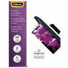 Fellowes ImageLast Laminating Pouches, Letter, 3 mil, 200 Pack (5244101)-Thickness: 3 mil