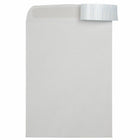 JAM Paper Open End Catalog Envelopes with Peel and Seal Closure - 9" x 12" - Light Grey - 50 Pack -Colour: Light Grey