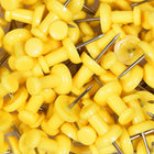 JAM Paper Push Pins, Yellow, 100 Pack (2242959)-5
