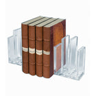 Azar Acrylic File Sorter And Bookend, Clear, 1/2" Thick (255035)-Dimensions: 8.4" x 5.75" x 3"