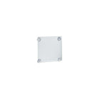 Azar Displays – Porte-affiche en acrylique de 8,5 x 5,5 po avec ventouses, transparent, 2/paquet (106626)-Acrylique