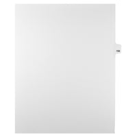 Mark Maker Legal Tabs - Letter Size - White - 1/25th cut - 25 tabs per package - 5 packages Pack - Number 159-White Single Tabs