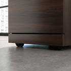 Sauder Affirm 3-Drawer Mobile Pedestal - Noble Elm-Meets BIFMA standard x5.9 for safety, durability, and structural performance