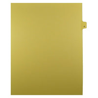 Mark Maker Legal Exhibit Index Tab Buff Single Tabs, 1/25th Cut, Letter Size, No Holes, Number 6, 25 Pack-Buff Single Tabs, 1/25th Cut
