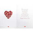 Rosedale Gold Greeting Cards/Envelopes - Happy Valentine's Day Sister - 5-1/2" x 8" - 6 Pack-Contains glitter or foil embellishments