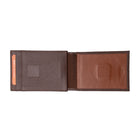Champs Leather RFID Mag Hybrid Wallet - Brown-1 ID window for super fast and easy display of your most used card