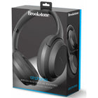 Brookstone BKH928 Wireless Noise-Cancelling Headphones - Black-3.5mm input