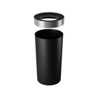 Umbra Vento Trash Can - Black - 16.5 Gallon (62 L)-Dimensions: 14.6" D x 14.6" W x 30" H