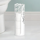 Better Living Rollo Folia Tissue Roll Holder, Matte White (53655)-Beautiful, contemporary design