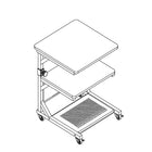 Heartwood SA-80-2323 Subra Series Adjustable Height Printer/Machine Stand, Grey-Organize printer, fax, and multi-purpose machines together with supplies