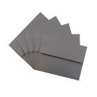 JAM Paper Enveloppes format invitation avec fermeture gommée, 4 3/8 x 5 3/4 po, gris, 1000/paquet-Fermeture : gomme