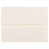 JAM Paper A2 Invitation Envelopes, 4.38 x 5.75, Strathmore Natural White Laid, 1000 Pack (26094B)-Natural white