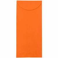 JAM Paper #12 Policy Business Coloured Envelopes - 4.75" x 11" - Orange Recycled - 25 Pack-Colour: Orange