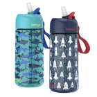 Bentgo Kids Water Bottle - Rocket/Shark - 2 Pack-Water bottle holds 15 ounces of liquid to encourage hydration during every part of the day