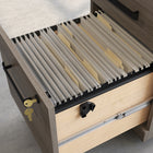 Sauder Affirm 3-Drawer Mobile Pedestal - Hudson Elm-Finished on all sides for versatile placement