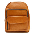 Ashlin Naples Traveler Knapsack, British Tan-Be hands free when you are traveling or commuting. You can put the bag over one shoulder or both, or grab the bag by the top handle
