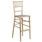 Flash Furniture HERCULES Series Gold Wood Chiavari Barstool-600 lb. Weight Capacity