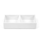Poppin Softie This + That Tray - White-Coordinates perfectly with the White Accessory and Letter Trays