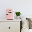 Koolatron Retro Portable 6 Can Thermoelectric Mini Fridge Cooler - 4 L / 4.2 qts - Pink-10