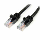 StarTech Cat5e Black Snagless RJ45 UTP Cat 5e Patch Cable, 25ft Patch Cord, 25 Ft.-50-micron gold connectors ensure optimum conductivity while eliminating network signal loss due to oxidation or corrosion