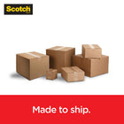 Scotch Box Lock Packaging Tape with Dispenser - 1.88" x 22.2 yd (48 mm x 20.3 m)-Easy to find the start of the roll
