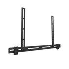 Kanto Universal Sound Bar VESA Mounting TV and Wall Mount - Black-Can be wall-mounted or installed above or below TV