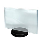 Azar Displays – Porte-affiche horizontal à base ronde, 10/paquet (108715)-Porte-affiche