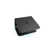 Rain Design mStand 360 Laptop Stand w/ Swivel Base - Black-Aluminium - Black