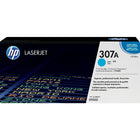 HP 307A (CE741A) Cyan Original LaserJet Toner Cartridge-Colour: Cyan