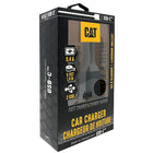 CAT – Chargeur de voiture 5,4 A avec 2 ports USB et un cordon USB-C certifié USB-IF tressé en nylon de 6 pi-Câblage réfléchissant ultra-résistant