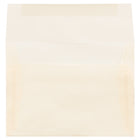 JAM Paper A6 Invitation Envelopes, 4.75 x 6.5, Spring Ochre Ivory Translucent Vellum, 250 Pack (PACV650H)-Blank interior for personalized message