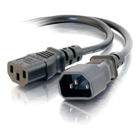 C2G 3120 3' Power Cord-Features C13 IEC and C14 IEC ports for charging your device