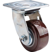 Kleton Caster, Swivel, 4" (101.6 Mm), Polyurethane, 550 Lbs. (249.5 Kg.) - 5 Pack-Bolt Hole Size 3/8" (9.52 mm)