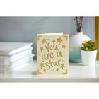 Cricut Joy Insert Cards - Cream/Gold Glitter-For Cricut Joy