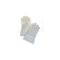 Zenith Safety Split Back Premium Quality Gloves, X-Large, Grain Cowhide Palm - 6 Pack-Cuff Material: Leather