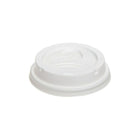 Dixie Plastic Dome Lid For 8 oz. Cups, White, 1000 Pack-White