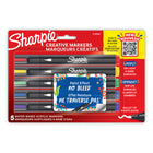 Sharpie Creative Markers - Water-Based Acrylic - Bullet Tip - Assorted Colours - 5 Pack-Creative markers with a paint-like ink that won't bleed through paper