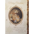 Rosedale "Merry Christmas" Greeting Cards and Envelopes - 5-1/2" x 8" - 12 Pack-Greeting Cards
