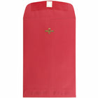 JAM Paper 6" x 9" Recycled Open End Envelopes with Clasp Closure, Red, 25 Pack (87881a)-6" x 9"