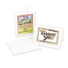 Avery Note Cards, White, 4-1/4" x 5-1/2", Inkjet, 30 Pack (03268)-Heavyweight stock withstands mailing and handling