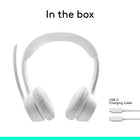 Logitech Zone 300 Wireless Bluetooth Headset With Noise-Canceling Microphone - Off-White-10