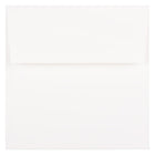 JAM Paper 5.5 x 5.5 Square Envelopes, White Glossy, 50 Pack (2792259I)-White semi gloss square envelope