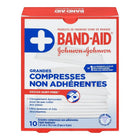 BAND-AID First Aid Products Non-Stick Pads, 10 Pack-Extra thick and absorbent