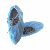 Globe Skid Resistant Shoe Covers - X-Large - Blue - 3 Packs of 100-Blue