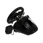 Turtle Beach - VelocityOne Race Wheel pour Xbox/PC-Matériaux de course haut de gamme : Le volant en cuir amovible cousu main, les pédales d'accélération, d'embrayage et de frein en aluminium, et les commandes inspirées des voitures performances apportent un réalisme exceptionnel à votre configuration.