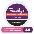 Timothy's Chai Latte Indulgent K-Cup Coffee Pods - 12 Pack-Reputation: 100% responsibly sourced coffee